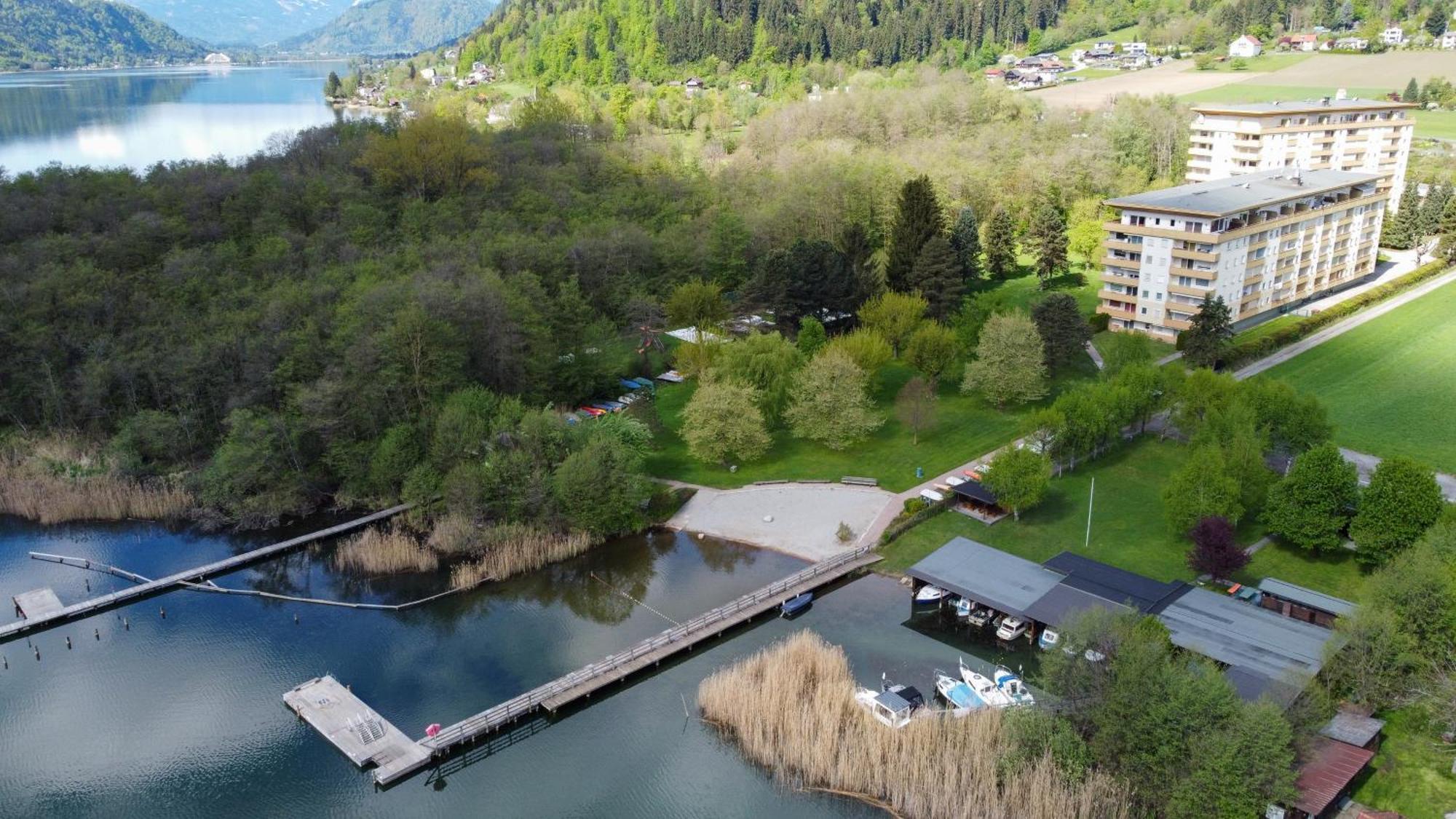 Ct-Gold Penthouse Bodensdorf Amatera Privater Seezugang Hallenbad, Skiarena Gerlitzen Екстериор снимка